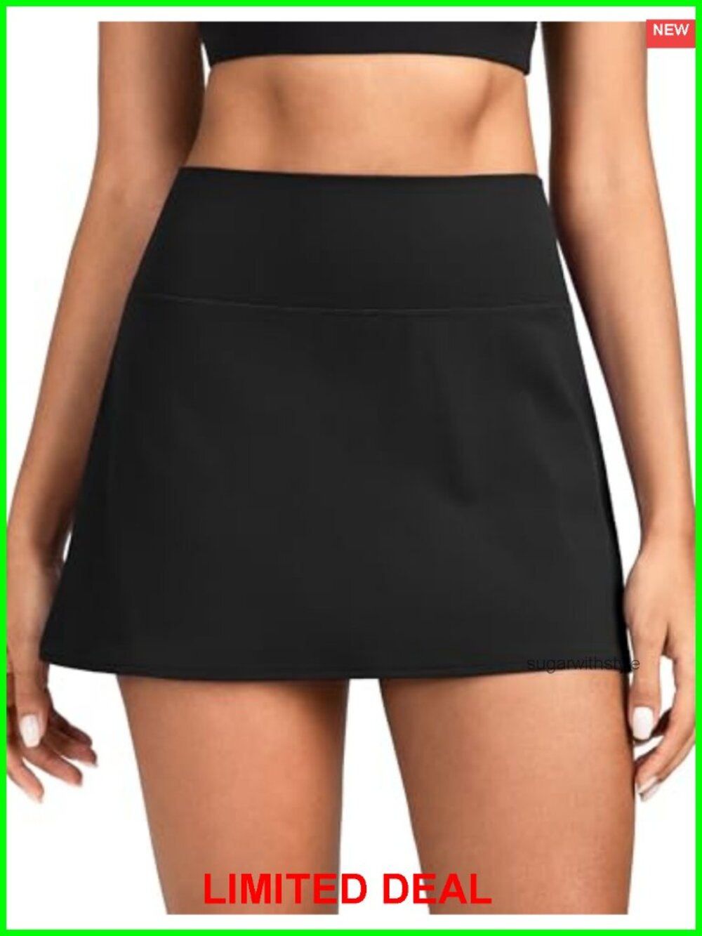 Lycra Tennis Skirt with Built-in Shorts